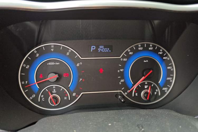 Used Haima V70 2016 1.5T Automatic - Comfort Plus Version 6 Seats Odometer Close Up