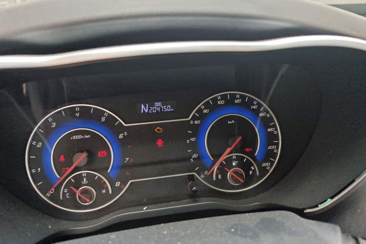 Used Haima V70 2016 1.5T Automatic - Comfort Plus Version 6 Seats Odometer Close Up