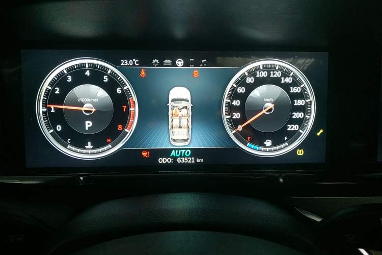 Used Hanteng V7 2019 1.5T Automatic Luxury 7-Seater China VI Standard Instrument Cluster