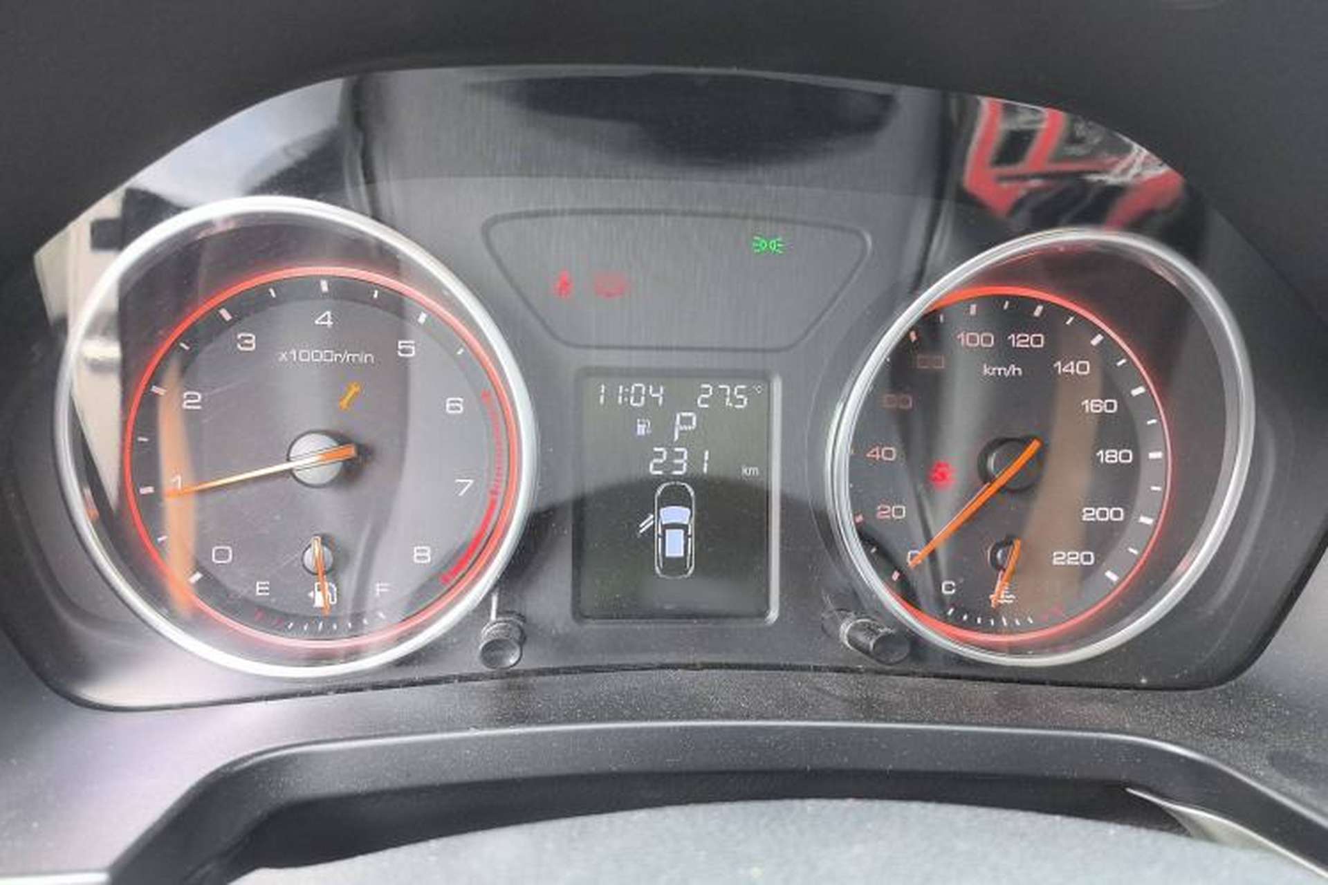 Used Hanteng X5 2018 1.5T CVT Luxury Edition Instrument Cluster