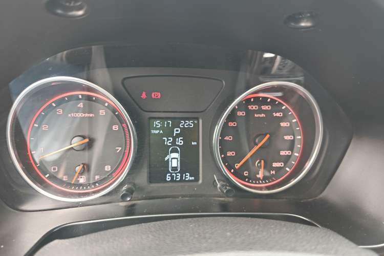 Used Hanteng X5 2020 1.5T Automatic Luxury Model 5 Seats Instrument Cluster