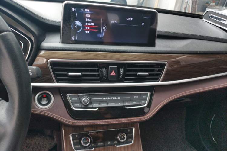 Used Hanteng X5 New Energy 2019 Flagship Edition Audio And AC Panel