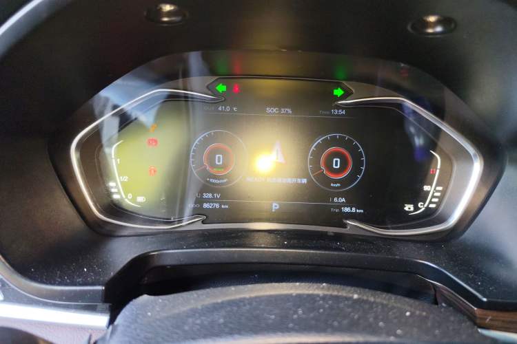 Used Hanteng X5 New Energy 2019 Flagship Edition Instrument Cluster