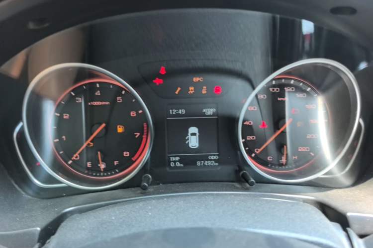 Used Hanteng X7 2016 1.5T Manual Luxury Edition Instrument Cluster