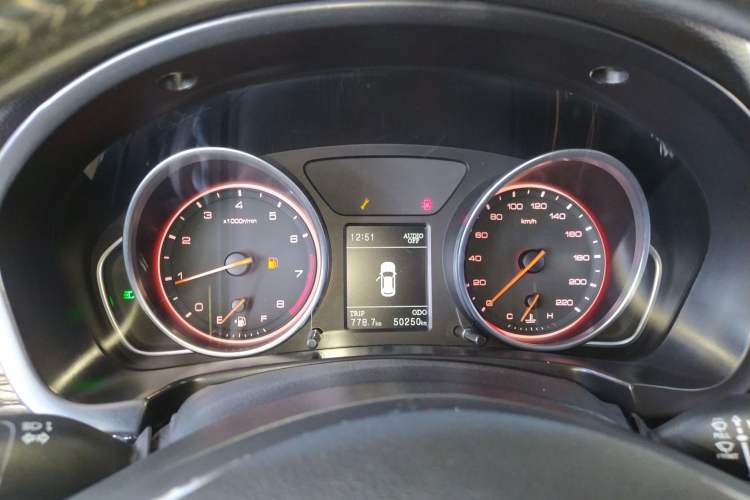 Used Hanteng X7 2016 1.5T Manual Luxury Edition Instrument Cluster