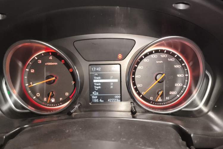 Used Hanteng X7 2016 1.5T Manual Comfort Model Instrument Cluster