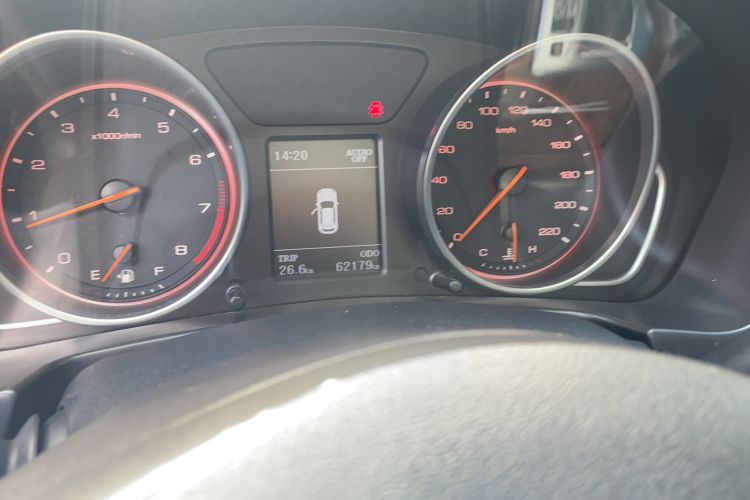 Used Hanteng X7 2016 2.0T DCT Luxury Edition Odometer Close Up