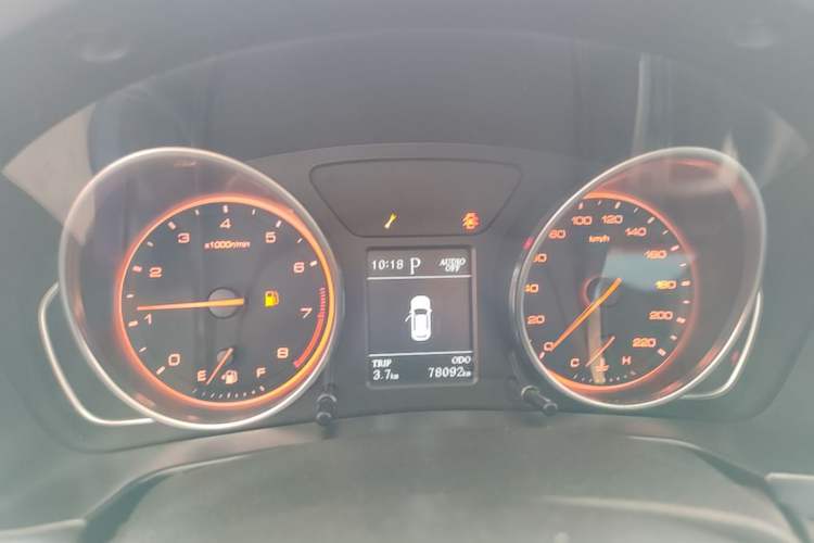 Used Hanteng X7 2016 2.0T DCT Yu Ma Edition Instrument Cluster