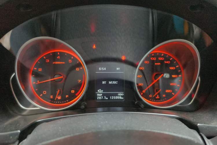 Used Hanteng X7 2016 1.5T Manual Comfort Model Instrument Cluster