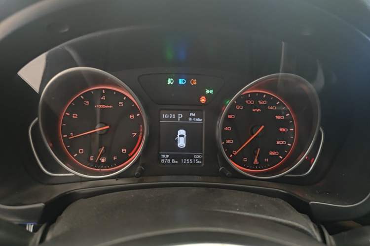 Used Hanteng X7 2016 2.0T DCT Luxury Edition Instrument Cluster