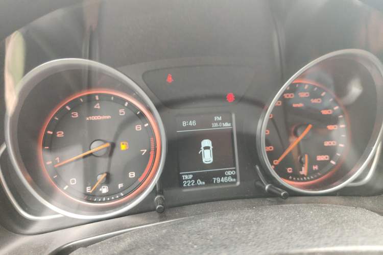 Used Hanteng X7 2016 2.0T Manual Luxury Version Instrument Cluster