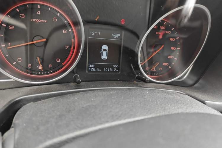 Used Hanteng X7 2016 1.5T Manual Luxury Edition Odometer Close Up