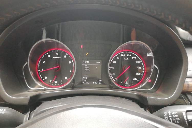 Used Hanteng X7 2016 1.5T Manual Comfort Model Instrument Cluster