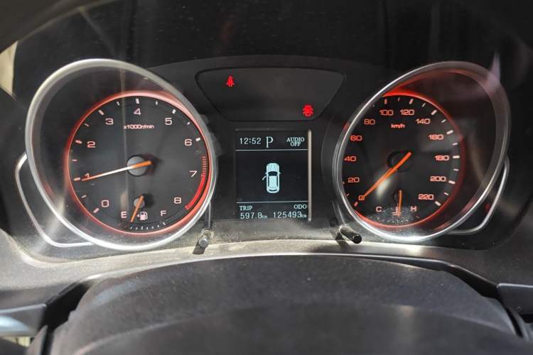 Used Hanteng X7 2016 2.0T DCT Luxury Version Instrument Cluster