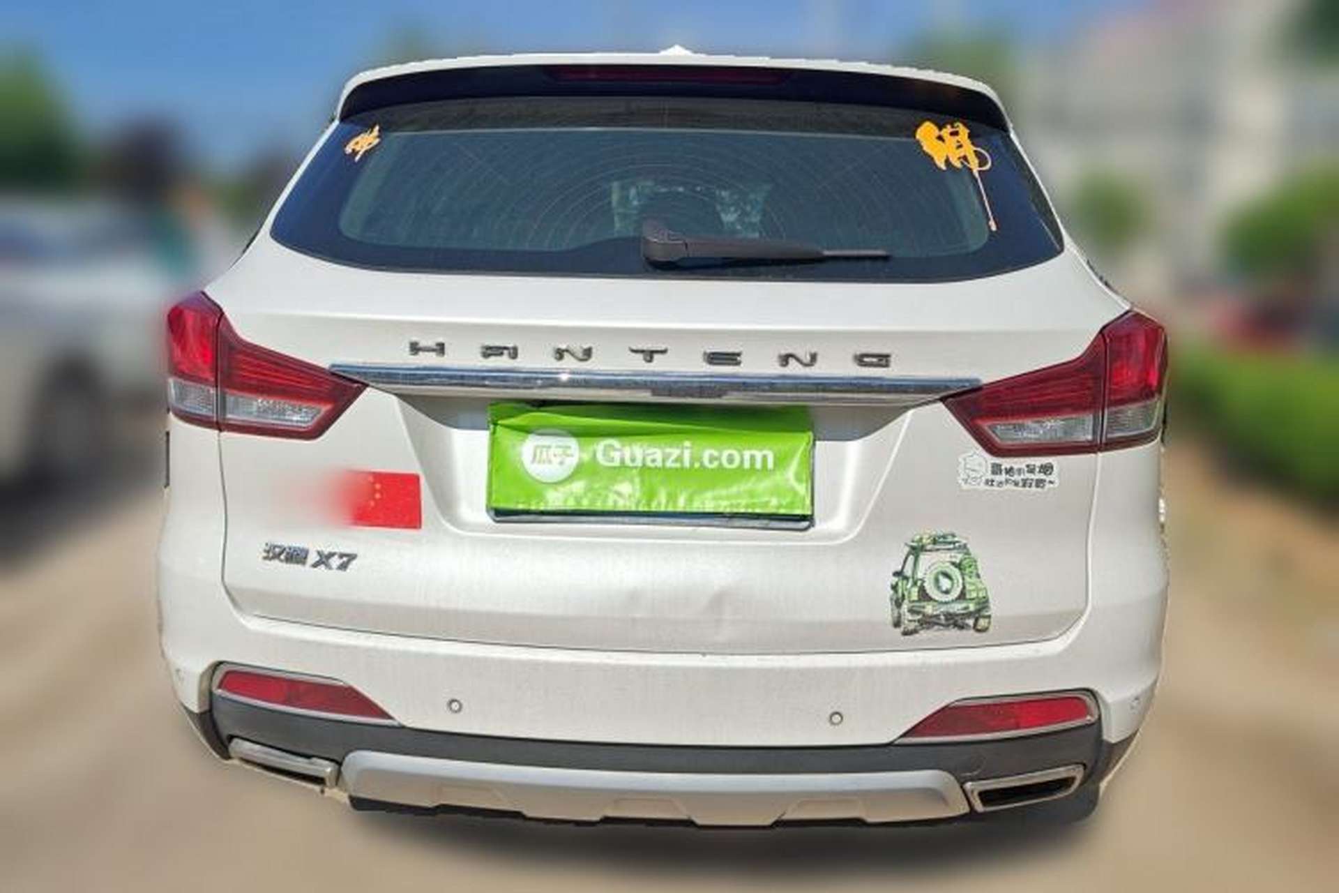 Used Hanteng X7 2016 1.5T Manual Comfort Model Rear
