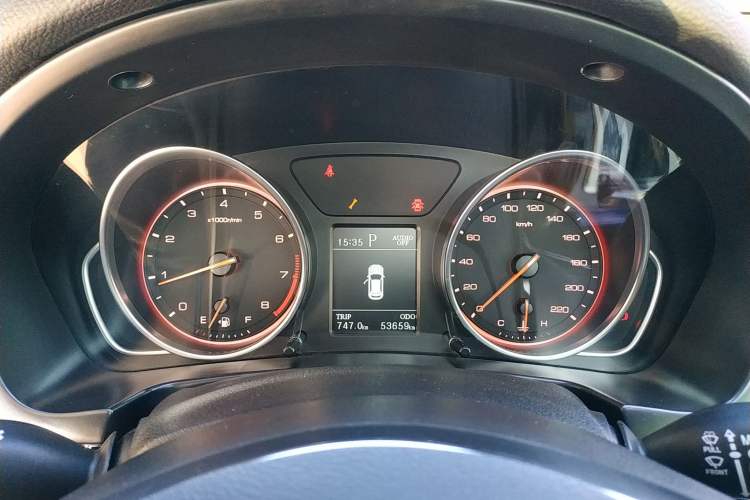 Used Hanteng X7 2018 X7S 1.5T Automatic Luxury Model Instrument Cluster