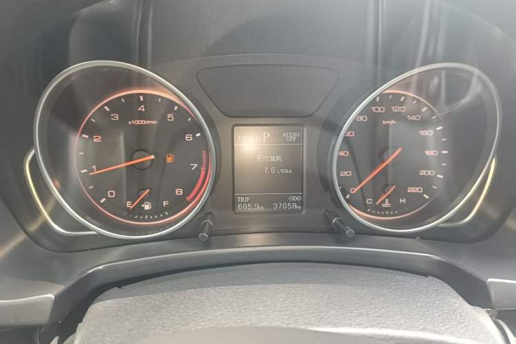 Used Hanteng X7 2018 X7S 1.5T Automatic Luxury Model Instrument Cluster