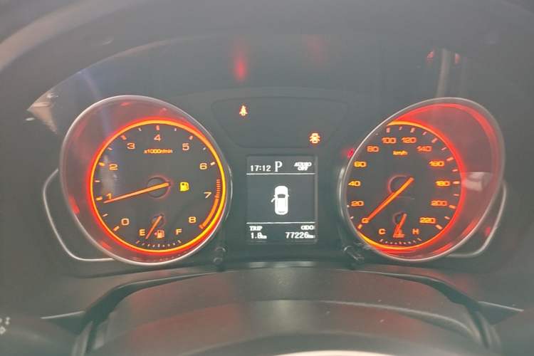 Used Hanteng X7 2018 X7S 1.5T Automatic Luxury Model Instrument Cluster