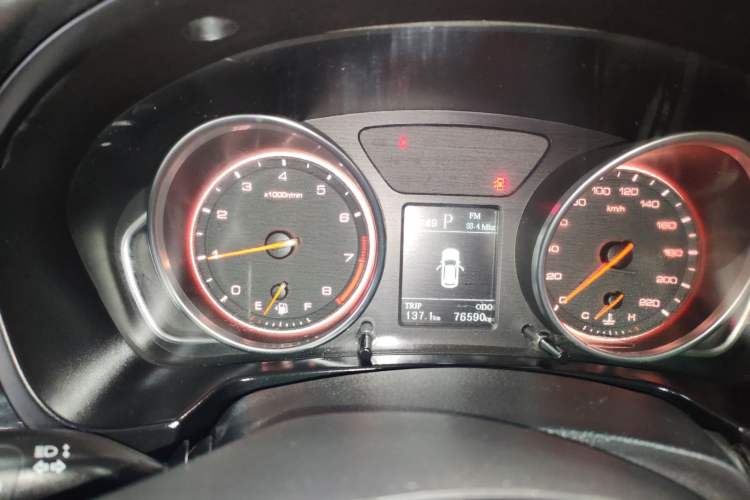 Used Hanteng X7 2018 X7S 1.5T Automatic Luxury Model Instrument Cluster