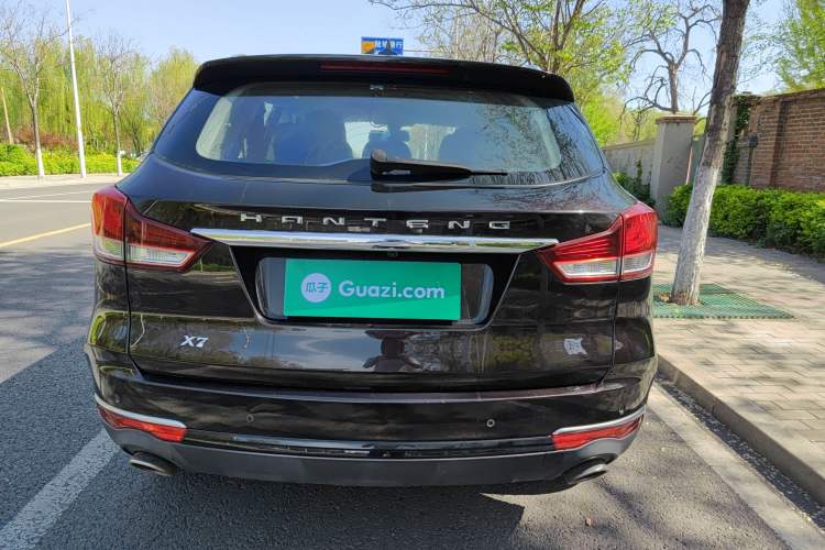 Used Hanteng X7 2018 X7S 1.5T Automatic Luxury Model Rear