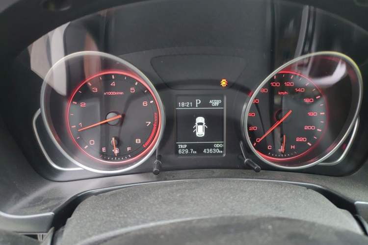 Used Hanteng X7 2018 X7S 1.5T Automatic Luxury Model Instrument Cluster