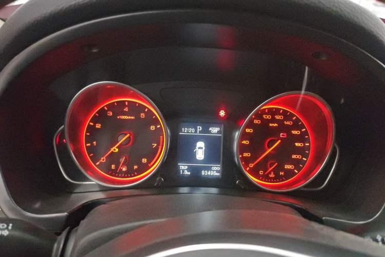 Used Hanteng X7 2018 X7S 1.5T Automatic Luxury Model Instrument Cluster
