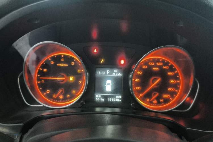 Used Hanteng X7 2018 X7S 1.5T Automatic Luxury Model Instrument Cluster