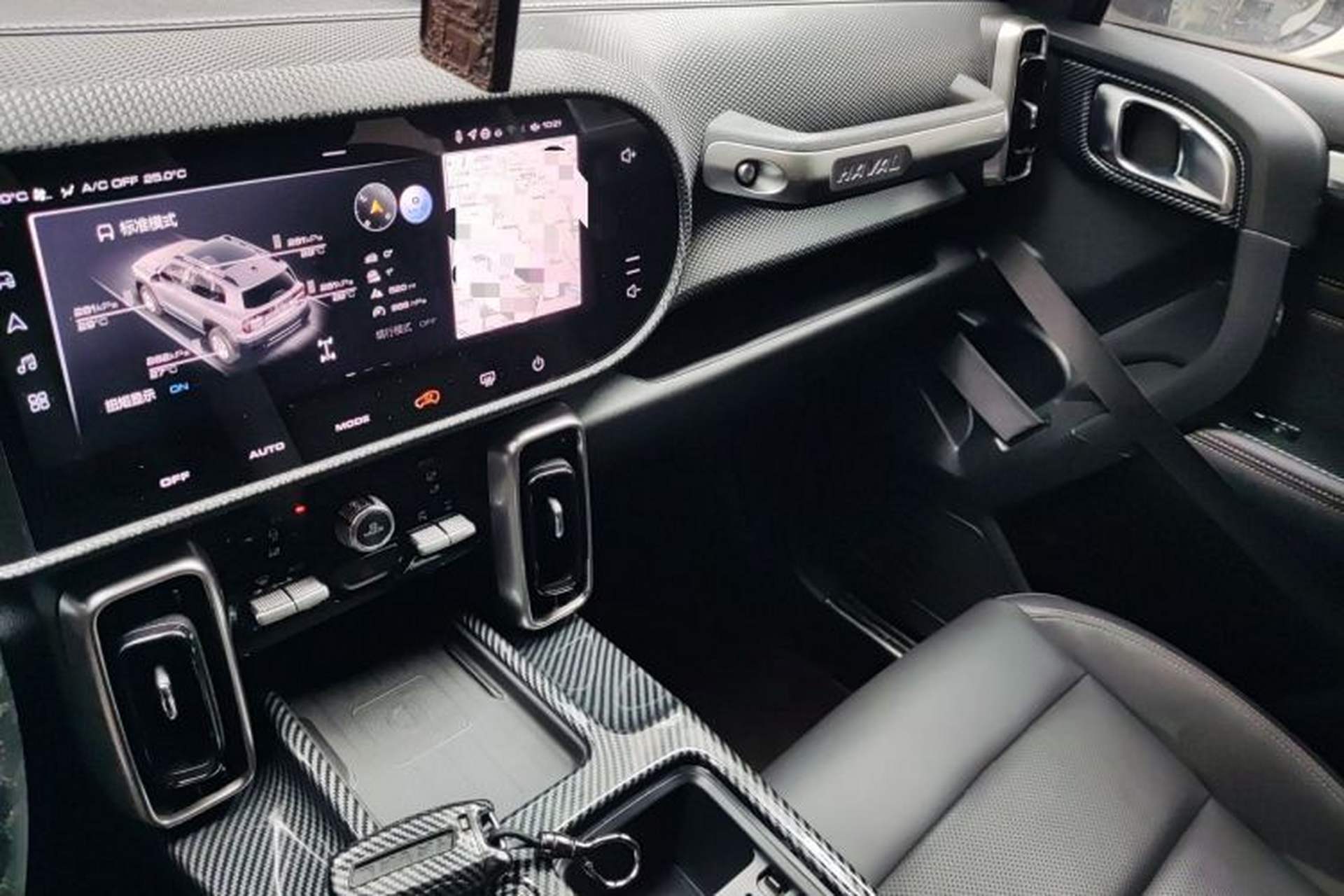 Used Haval DARGO 2021 2.0T DCT All-Wheel-Drive "Hao Tian Quan" Edition Audio And AC Panel