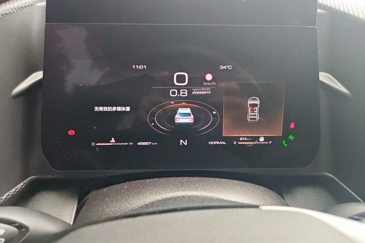 Used Haval DARGO 2021 1.5T DCT Two-Wheel Drive "Mǎquǎn" Edition Instrument Cluster