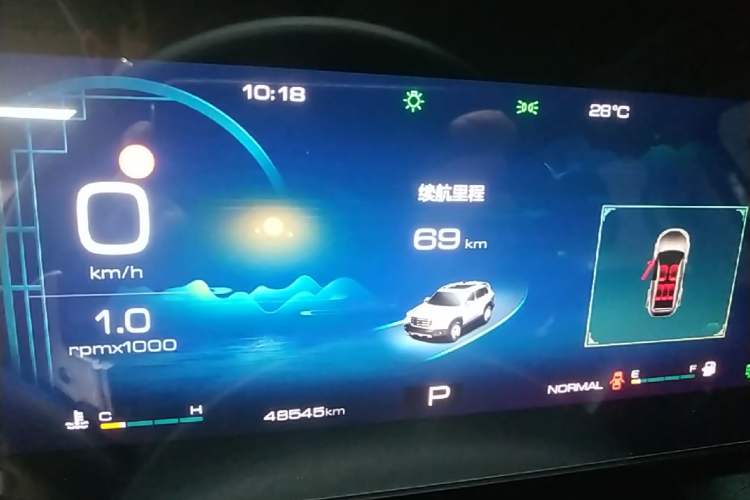 Used Haval DARGO 2021 1.5T DCT Two-Wheel Drive "Mǎquǎn" Edition Instrument Cluster