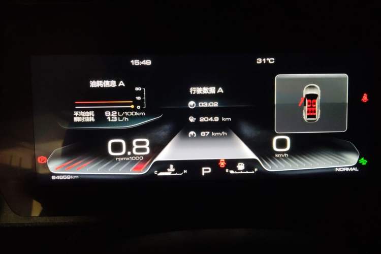 Used Haval DARGO 2021 2.0T DCT 4x4 Chinese Rural Dog Edition Instrument Cluster