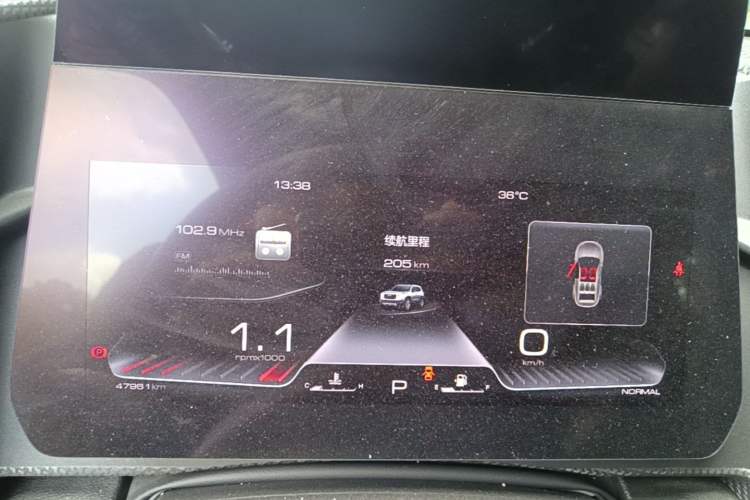 Used Haval DARGO 2021 1.5T DCT Two-Wheel Drive Labrador Edition Instrument Cluster