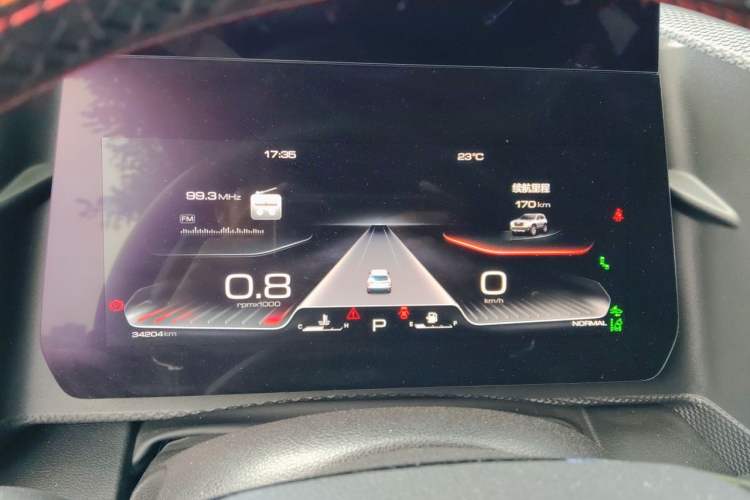 Used Haval DARGO 2021 Revised Version 1.5T DCT Two-Wheel Drive "Mǎquǎn" Edition Instrument Cluster