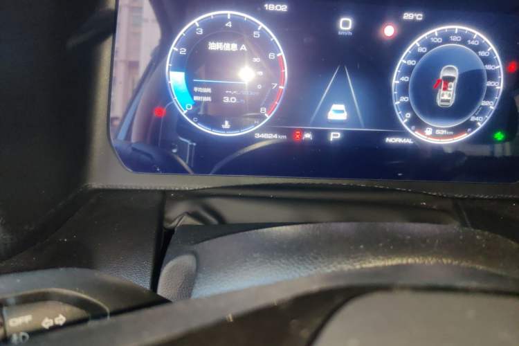 Used Haval DARGO 2021 2.0T DCT Two-Wheel Drive Chinese Mastiff Edition Odometer Close Up
