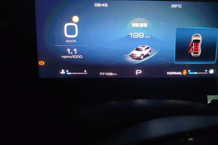 Used Haval DARGO 2021 2.0T DCT 4x4 Chinese Rural Dog Edition Odometer Close Up