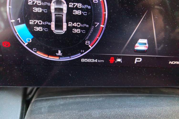 Used Haval DARGO 2021 1.5T DCT Two-Wheel Drive Border Collie Edition Odometer Close Up