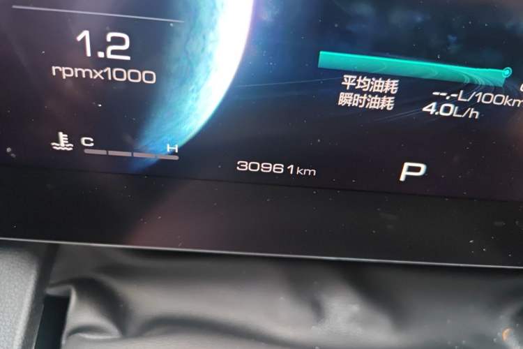 Used Haval DARGO 2021 1.5T DCT Two-Wheel Drive Labrador Edition Odometer Close Up