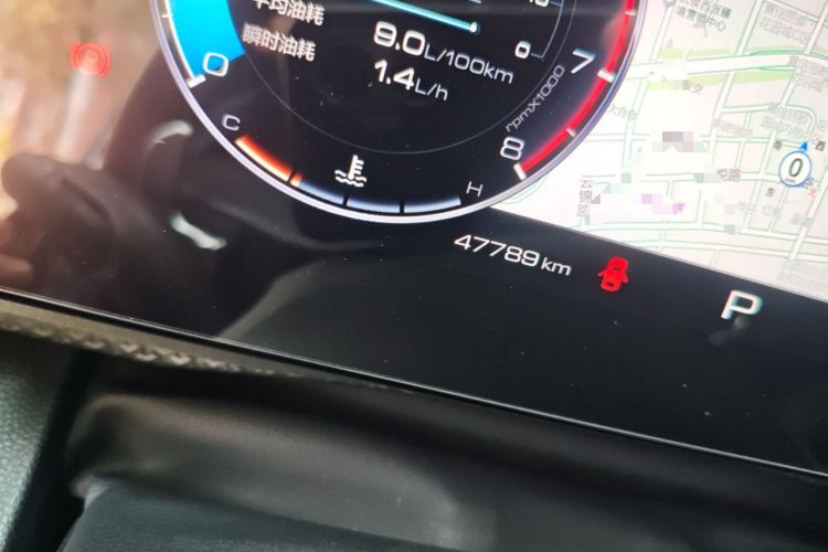 Used Haval DARGO 2021 Revised Version 2.0T DCT Four-Wheel Drive "Hao Tian Que" Edition Odometer Close Up