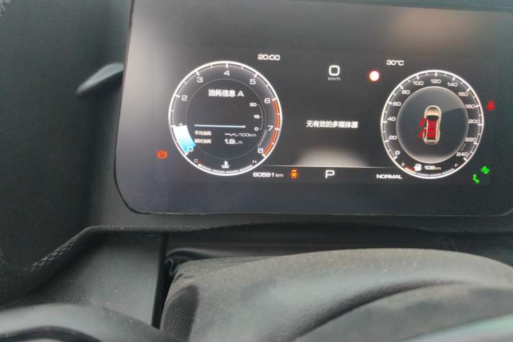 Used Haval DARGO 2021 2.0T DCT All-Wheel-Drive "Hao Tian Quan" Edition Odometer Close Up
