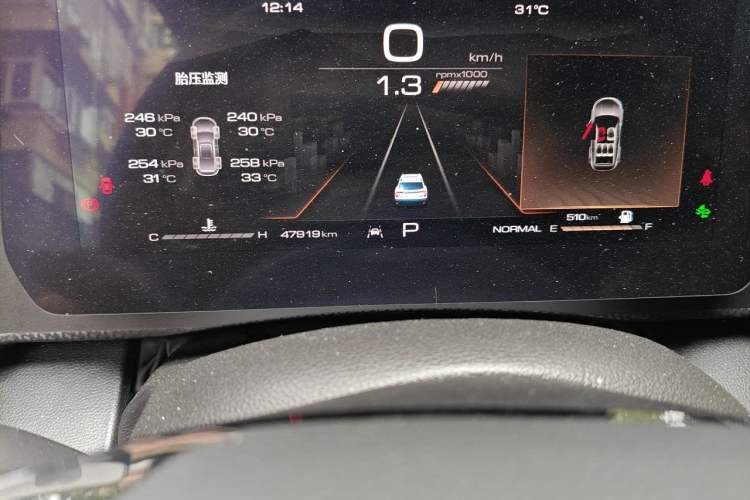 Used Haval DARGO 2021 2.0T DCT Two-Wheel Drive Chinese Mastiff Edition Odometer Close Up