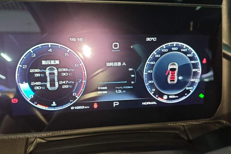 Used Haval DARGO 2021 1.5T DCT Two-Wheel Drive Border Collie - Wangcai Edition Instrument Cluster