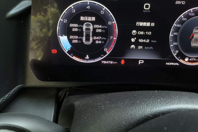 Used Haval DARGO 2021 1.5T DCT Two-Wheel Drive "Mǎquǎn" Edition Odometer Close Up