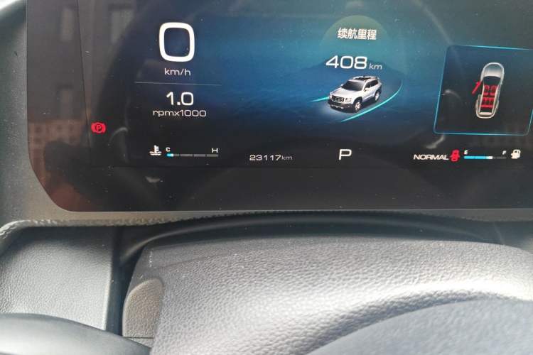 Used Haval DARGO 2021 1.5T DCT Two-Wheel Drive Border Collie Edition Odometer Close Up