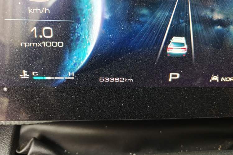 Used Haval DARGO 2021 1.5T DCT Two-Wheel Drive Border Collie Edition Odometer Close Up