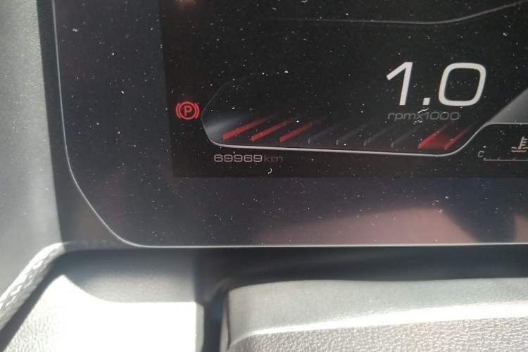 Used Haval DARGO 2021 1.5T DCT Two-Wheel Drive Border Collie Edition Odometer Close Up