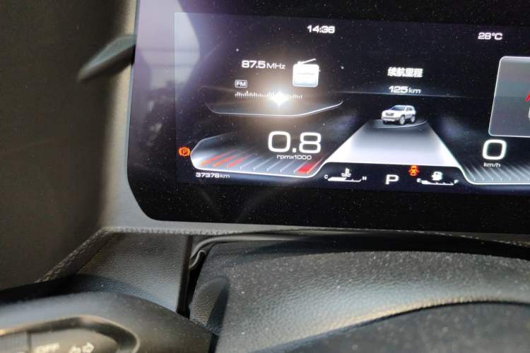 Used Haval DARGO 2021 1.5T DCT Two-Wheel Drive Husky Edition Odometer Close Up