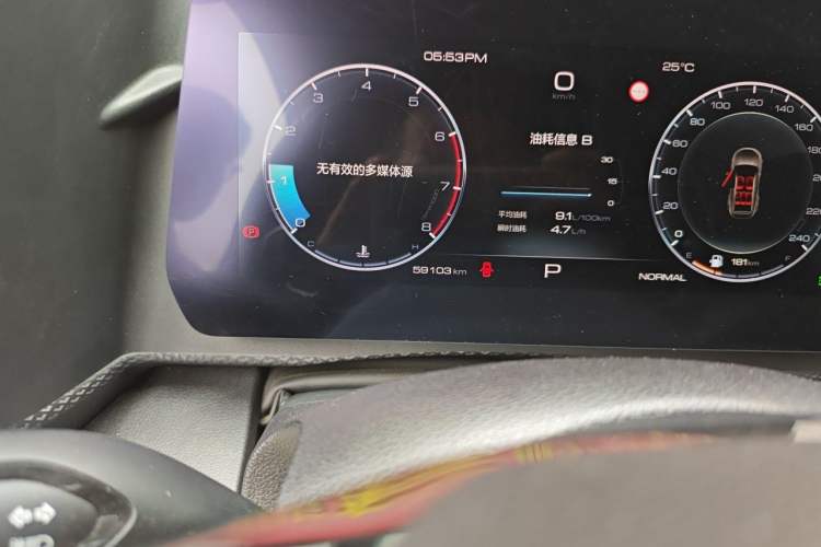 Used Haval DARGO 2021 2.0T DCT All-Wheel-Drive "Hao Tian Quan" Edition Odometer Close Up