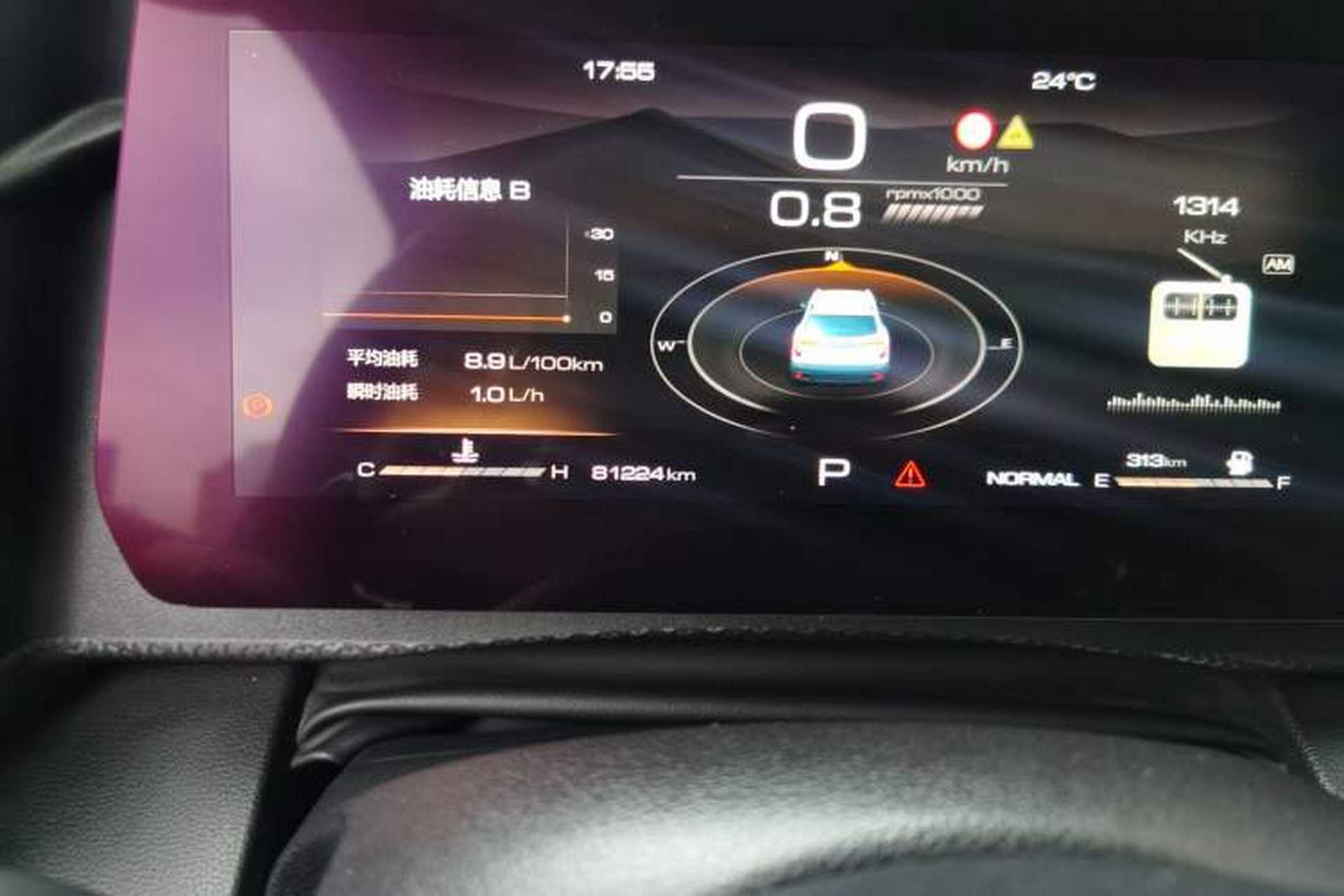 Used Haval DARGO 2021 1.5T DCT Two-Wheel Drive Border Collie Edition Odometer Close Up