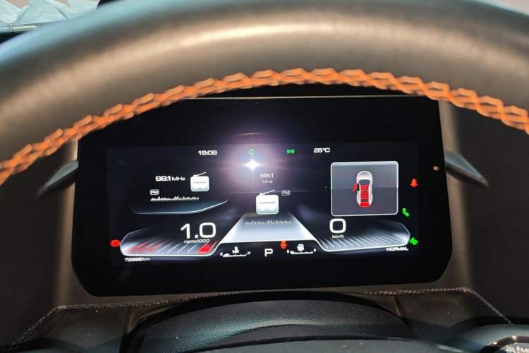 Used Haval DARGO 2021 1.5T DCT Two-Wheel Drive "Mǎquǎn" Edition Instrument Cluster