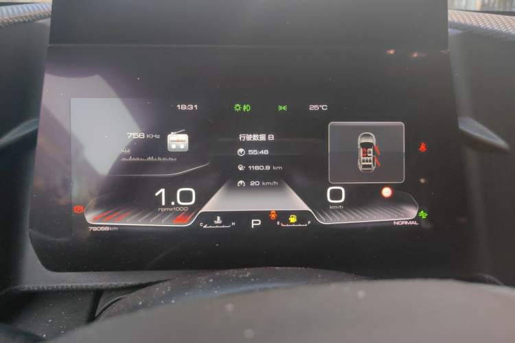 Used Haval DARGO 2021 1.5T DCT Two-Wheel Drive Border Collie Edition Instrument Cluster